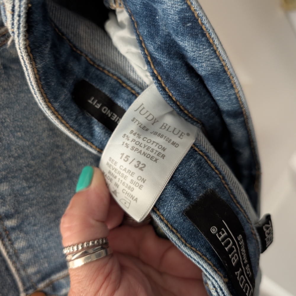 Judy Blue Medium Wash Blue Stretch Denim Jeans